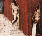 CRANACH, Lucas the Elder The Fountain of Youth (detail)  215 France oil painting reproduction